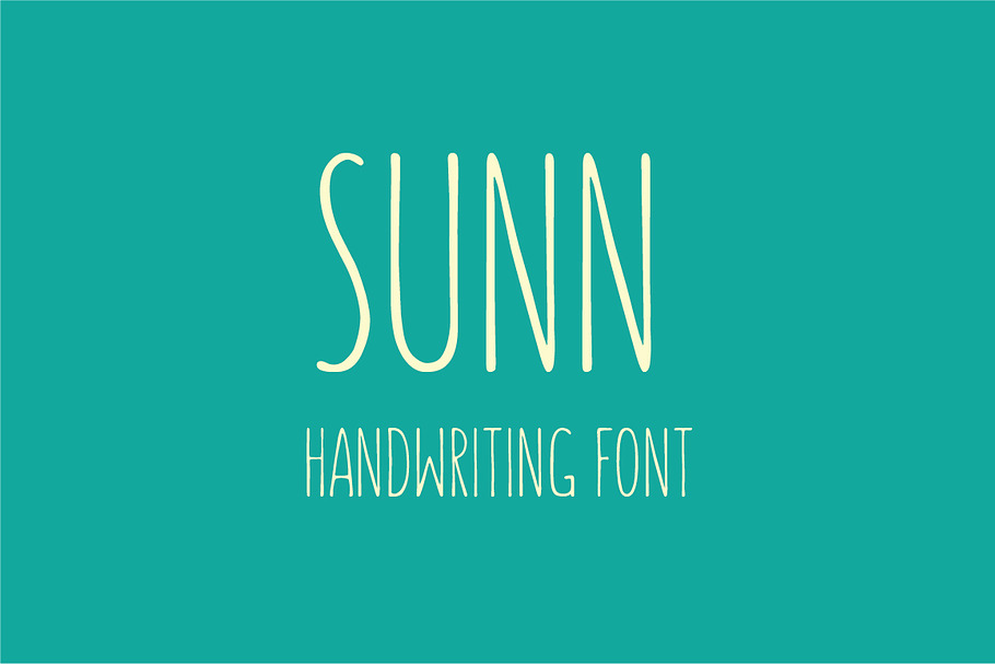 SUNN in Sans-Serif Fonts - product preview 8