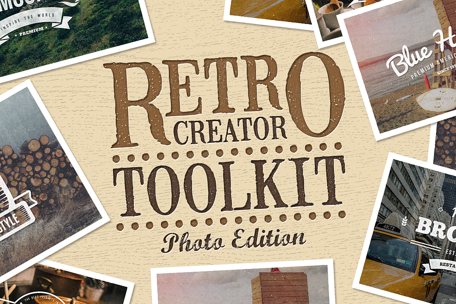 Retro Creator Tool Kit Photo Edition in Photoshop Layer Styles - product preview 8