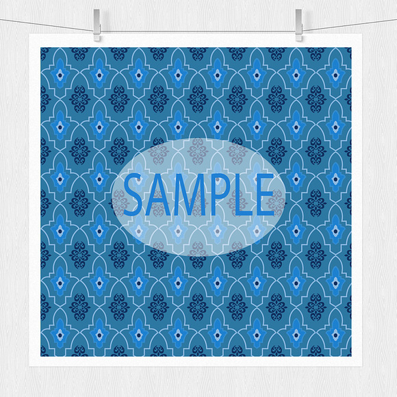 MOROCCAN Digital Pattern Paper  in Patterns - product preview 1
