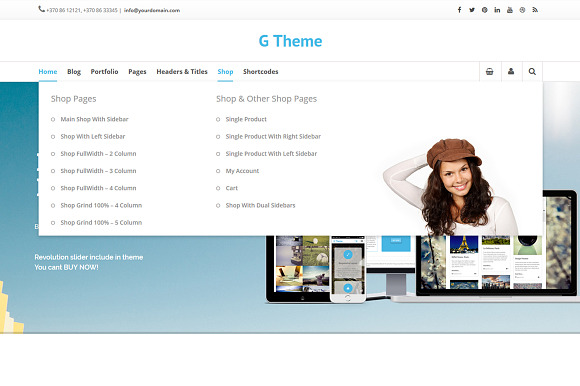 G Theme - Multi-purpose WP Theme in WordPress Commerce Themes - product preview 3