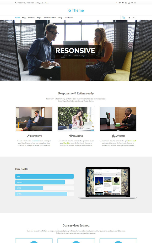 G Theme - Multi-purpose WP Theme in WordPress Commerce Themes - product preview 6