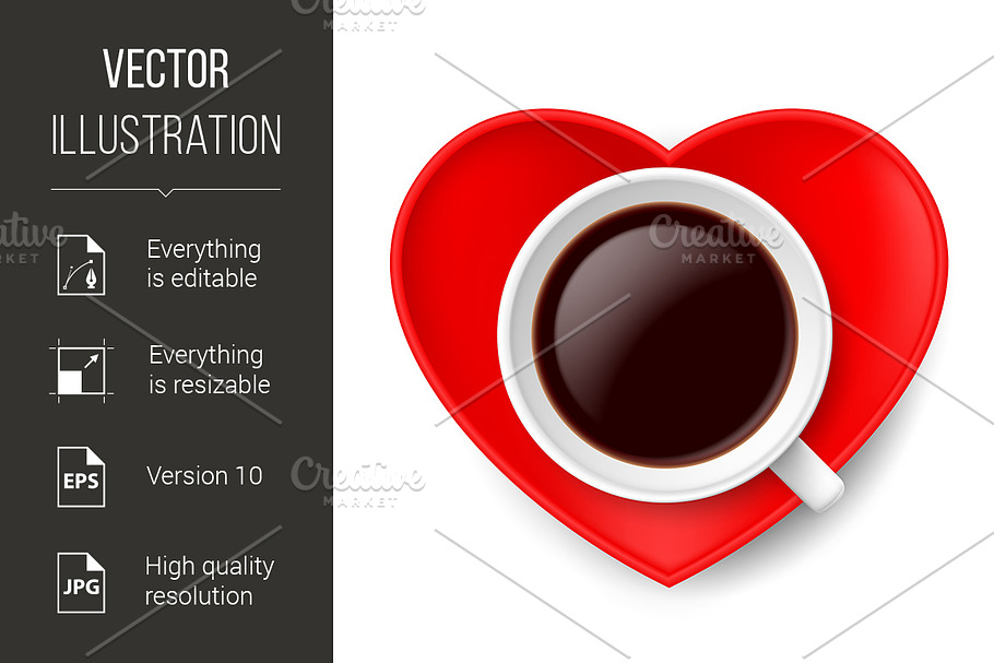 Love of coffee. in Graphics - product preview 8