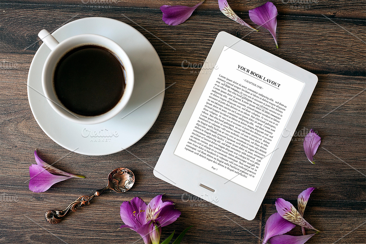 E-book Reader,MockUp in Mobile & Web Mockups - product preview 8