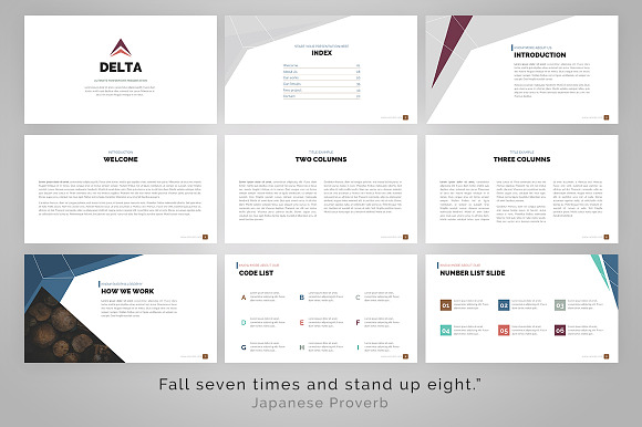 Delta | Powerpoint Template in PowerPoint Templates - product preview 3