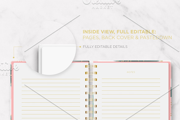 Planner & Agenda 7x9" Mockup in Product Mockups - product preview 2