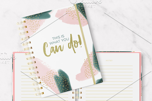 Planner & Agenda 7x9" Mockup in Product Mockups - product preview 3