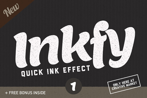 Inkfy 1 - Quick Ink Effect (SALE) in Photoshop Layer Styles - product preview 4