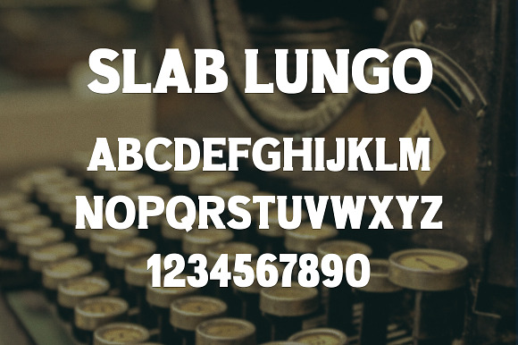 Slab Lungo - Vintage Serif Slab in Slab Serif Fonts - product preview 2