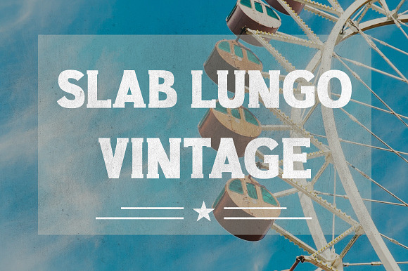 Slab Lungo - Vintage Serif Slab in Slab Serif Fonts - product preview 4