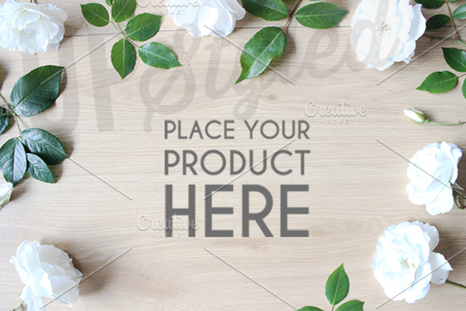 A182 Rose Stock Photo Mock Up in Product Mockups - product preview 8