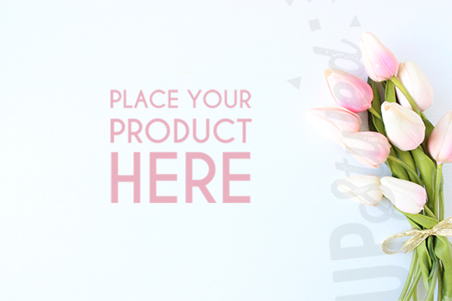 A183 Tulips Stock Photo Mock Up in Product Mockups - product preview 8