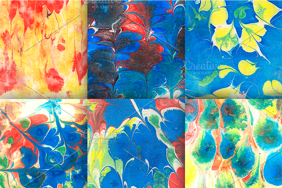 14 Bright Marble Watercolour Texture