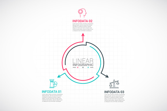 Line flat elements for infographic_9 in PowerPoint Templates - product preview 3
