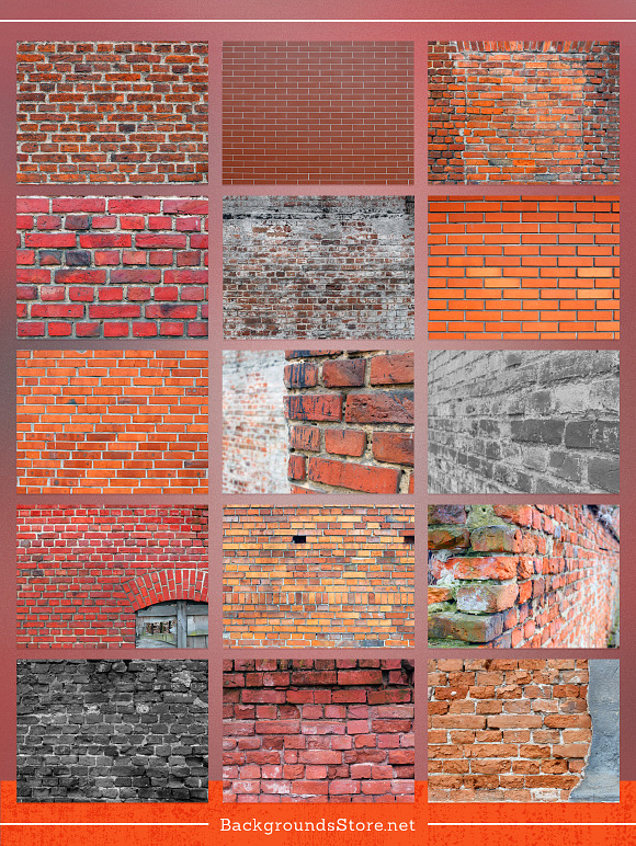 Brick Wall Textures Set in Textures - product preview 1