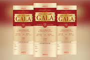Anniversary Gala Ticket Template