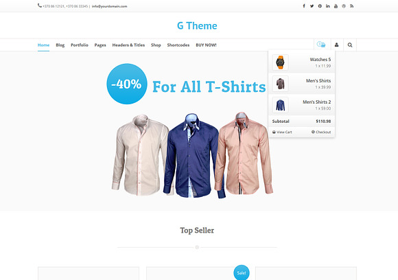 G Theme - Multi-purpose WP Theme in WordPress Commerce Themes - product preview 10