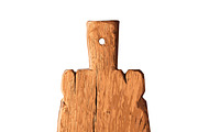 Realistic wooden cutting board,