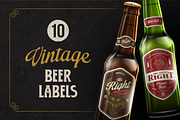 10 Vintage Beer Labels
