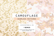 Camouflage Glam Patterns + Papers
