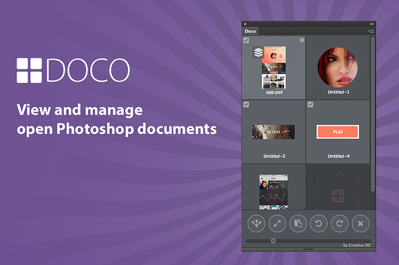Doco Photoshop documents panel in Photoshop Plugins - product preview 4
