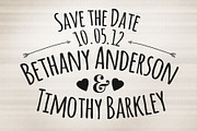 Stamp Style Save The Date