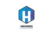 Hexagon Highness Logo - Letter H