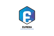 Hexagon Eureka Logo - Letter E