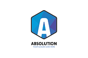 Hexagon Absolution Logo - Letter A