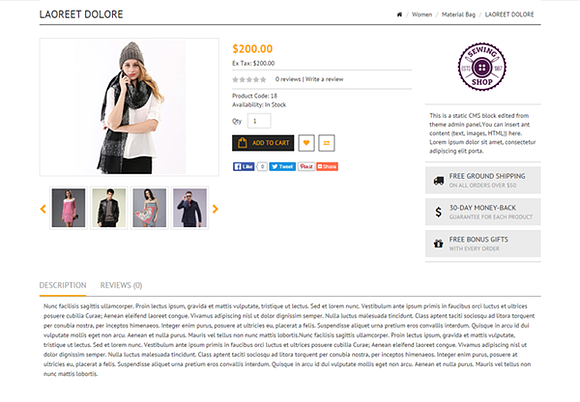 Multipurpose Fashion Store Theme in OpenCart Themes - product preview 1