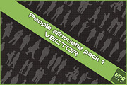 People silhouette VECTOR pack 1