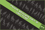 People silhouette VECTOR pack 2