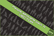 People silhouette VECTOR pack 4
