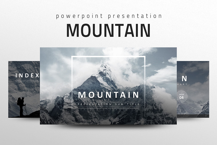 Mountain PPT in PowerPoint Templates - product preview 8