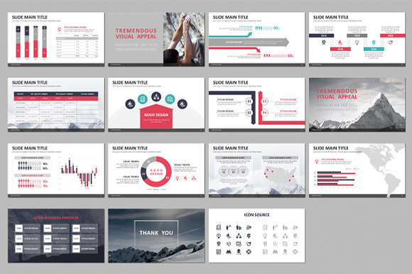 Mountain PPT in PowerPoint Templates - product preview 2
