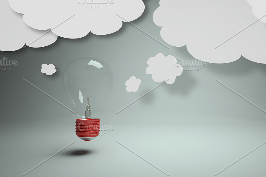Light bulb is thinking of many ideas in Illustrations - product preview 8