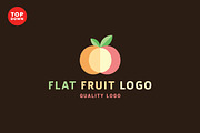Flat Fruit Logo