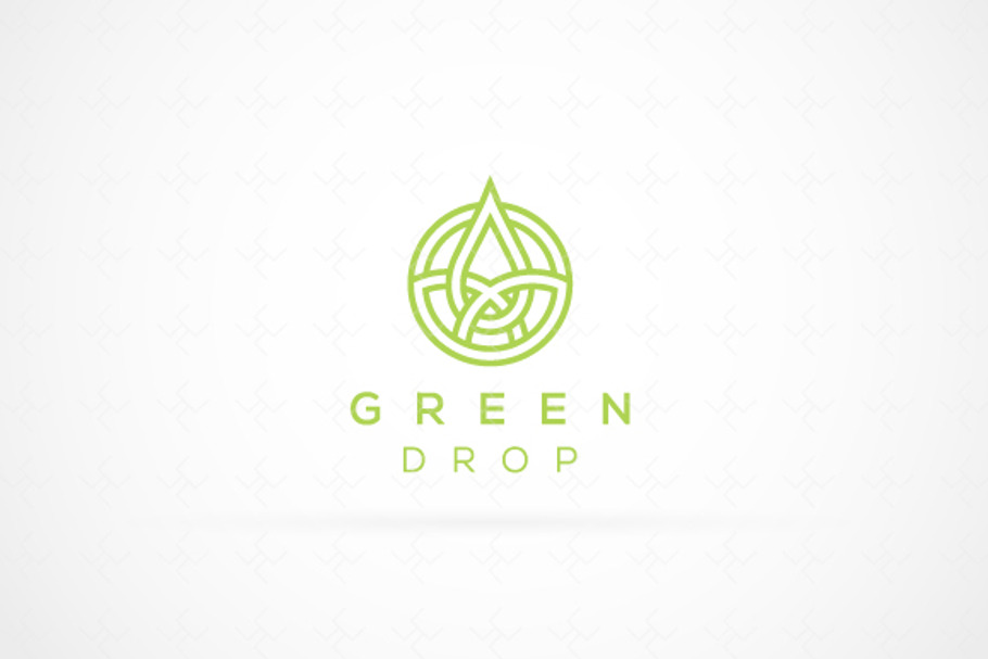 Green Drop Logo in Logo Templates - product preview 8
