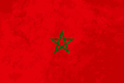 True proportions Morocco flag