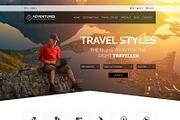 Adventures and Tour PSD Template