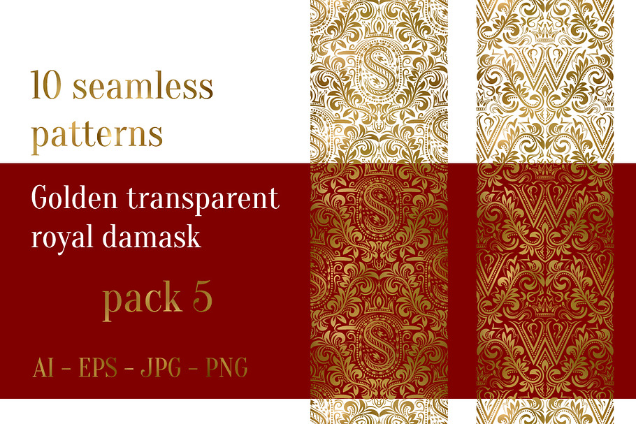 10 royal damask patterns Pack 5