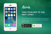Aeria - Bootstrap App Landing Page