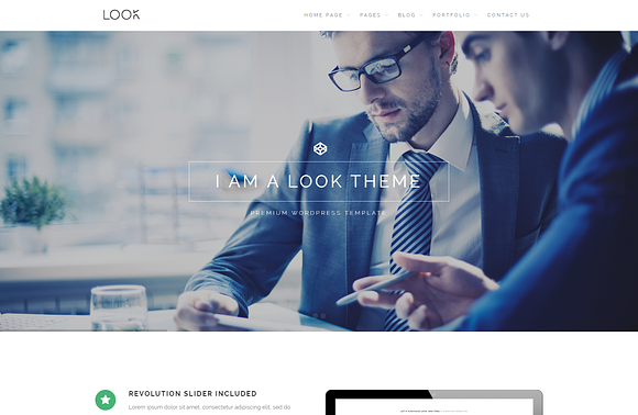 Look - Creative WordPress Theme in WordPress Business Themes - product preview 1
