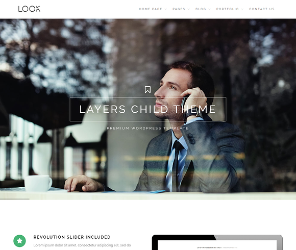 Look - Creative WordPress Theme in WordPress Business Themes - product preview 2