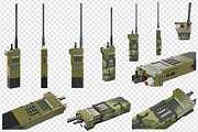 Military radio, set