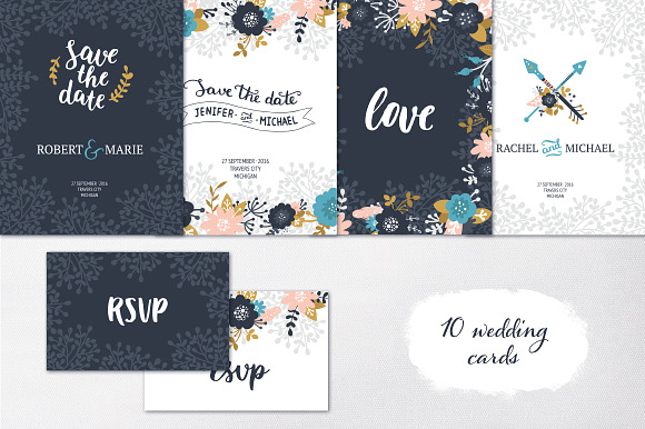 Boho Wedding Collection in Illustrations - product preview 6
