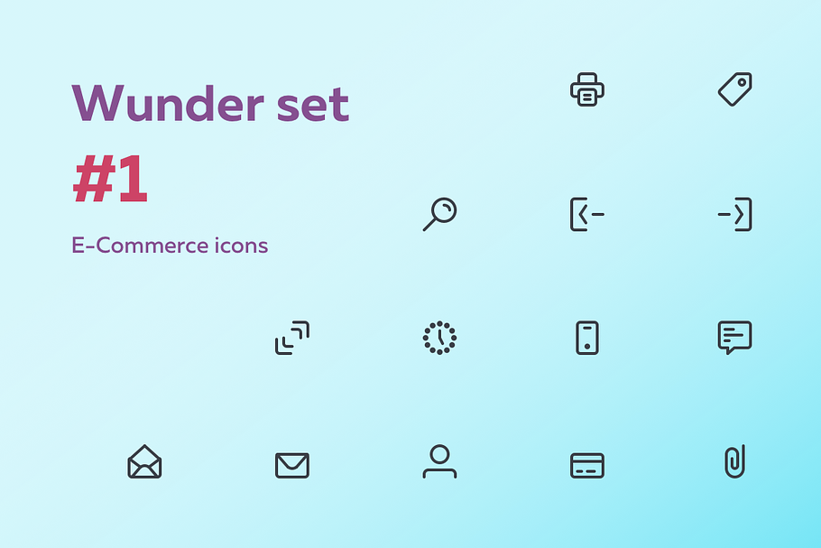 #1 E-Commerce icons in Graphics - product preview 8