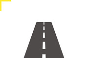 Road icon. Vector