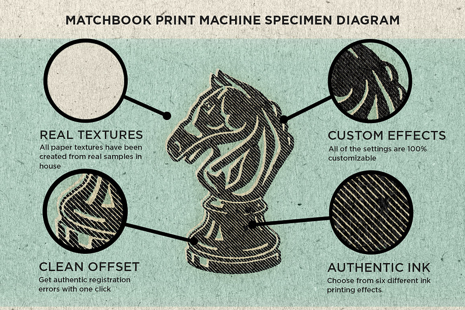 Matchbook Print Machine | PSD Pack in Photoshop Layer Styles - product preview 8