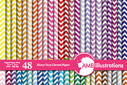48 chevron rainbow papers AMB-530
