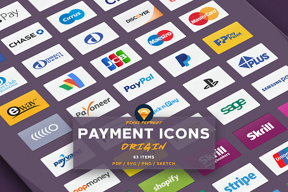 PAYMENT / CREDIT CARD VECTOR ICONS  in Credit Card Icons - product preview 2